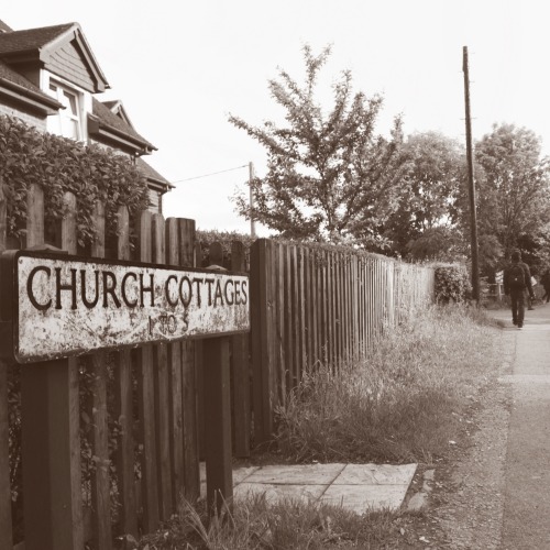 Wayfinding and Typographic Signs - church-cottages