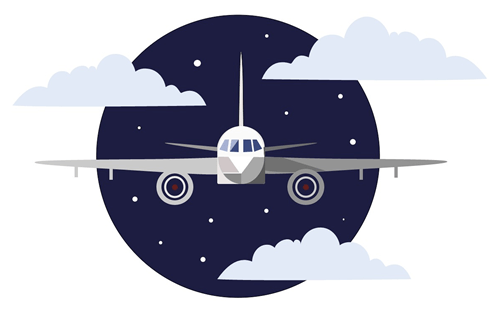 Up in the Air, created in Gravit Designer — a quick illustration inspired by Marko Stupic’s An Icon a Day project.