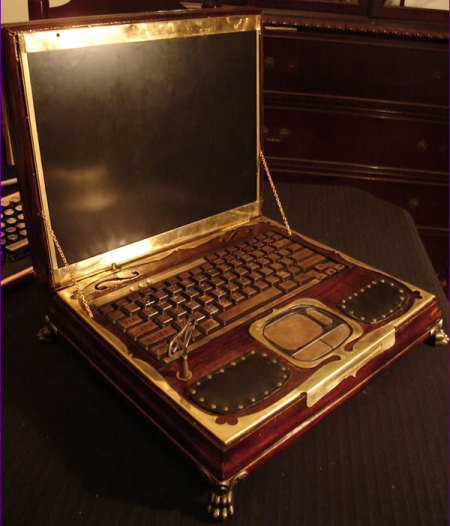 Laptop Designs - Steampunk Monitor For Chic Geeks - Born Rich