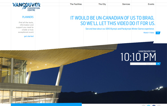 Screenshot, VancouverConventionCentre.com.