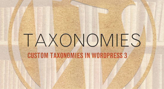 custom taxonomy wordpress