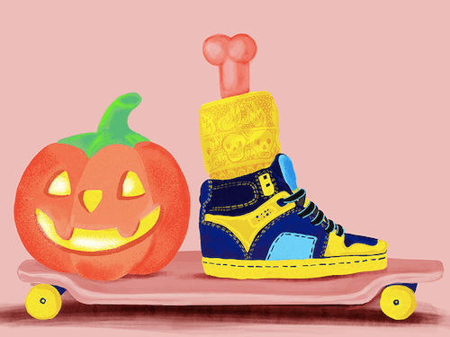 'Halloween Skater' by Loreta Isac