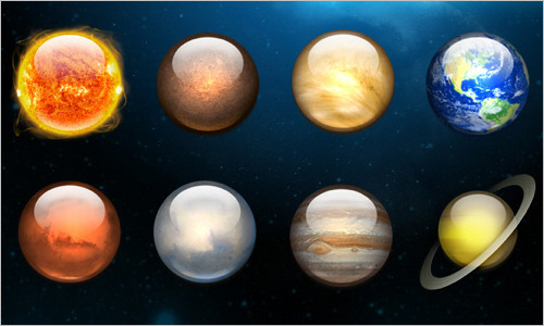 Solar System Icons