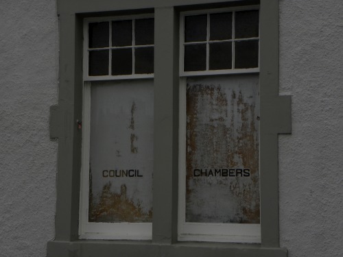 Wayfinding and Typographic Signs - council-chambers