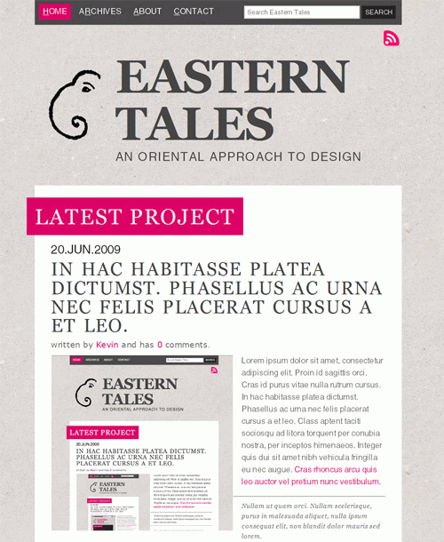 Type Layout For Free Download - Eastern tales