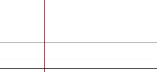 Lined Paper Template - Narrow Ruled 1/4 inch Template - Printable PDF