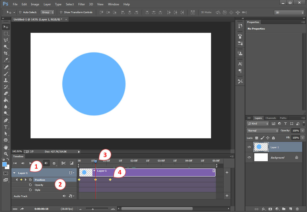 Photoshop Frame Animation GIF Tutorial