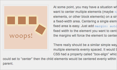 Center Multiple DIVs with CSS