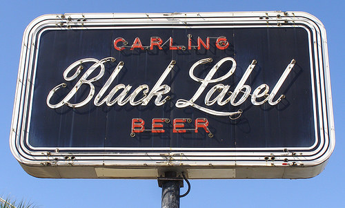 Vintage Signage - Carling Black Label Beer