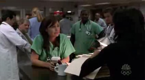 Screenshot from 2005 episode of ER