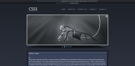 CSS3 Designs For Free Download - css3-the-future-is-here