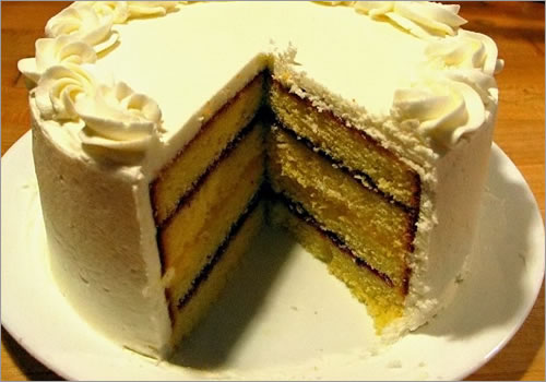 A many layered cake.