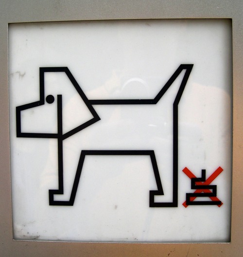 Wayfinding and Typographic Signs - robot-dog-poo