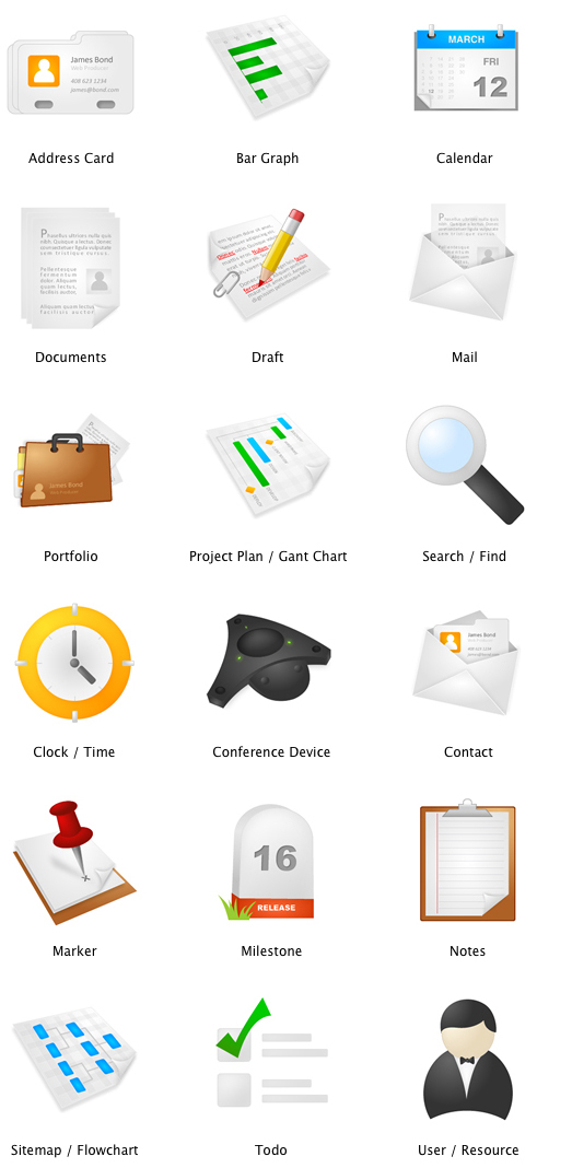 Free Icons Round-Up - Project Icon Set For Free Download