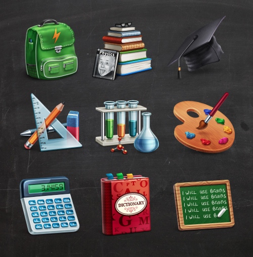 Academic icons full preview
