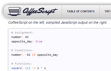 CoffeeScript