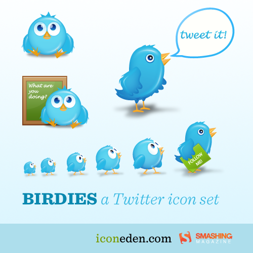 Birdies Twitter Icons