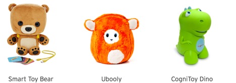 Smart Toy Bear, Ubooly and Cognitoy Dino