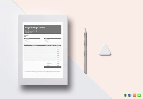 Itemized Invoice Template, Agiled