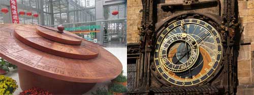 clock collage