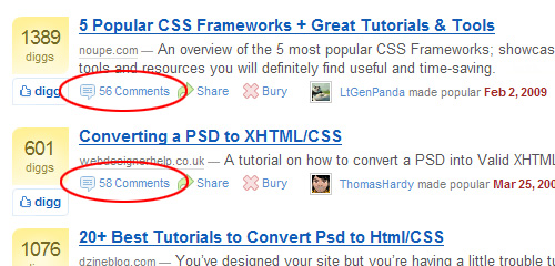 Digg Comments