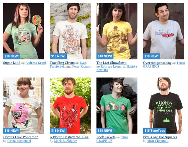 T-shirts for sale on Threadless