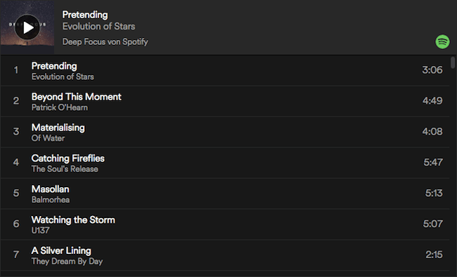 Deep Focus Playlist