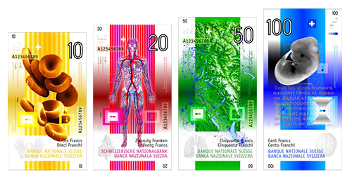Swiss Franc Design Concept by Manuel Krebs