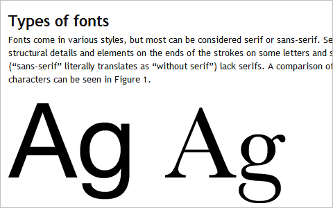 Fonts for web design: a primer