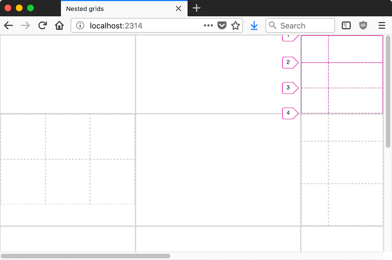 Line numbers cut off at the side edge