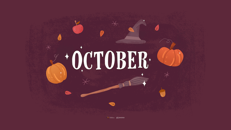 40 Free Printable October Calendars 2022