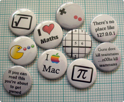 Pins, Badges and Buttons - My buttons available @ Prickie