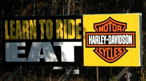 Wayfinding and Typographic Signs - harley-sign-delaware