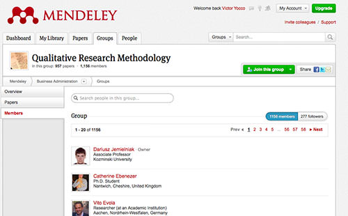 Mendeley puts the social in social psychology journals