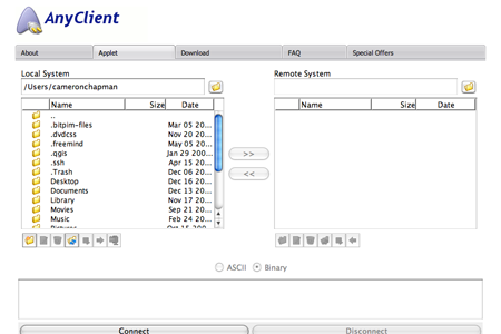AnyClient Screenshot