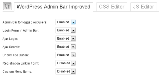 WordPress Admin Bar Improved
