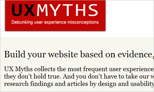 UX Myths