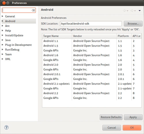 Configuring ADT