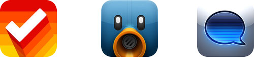 Clear, Tweetbot and iTranslate Voice.