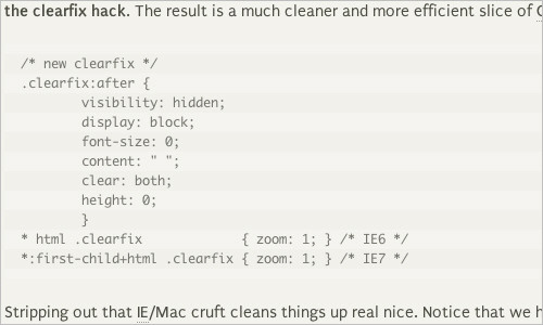 CSS Guide to Using the Clearfix Hack