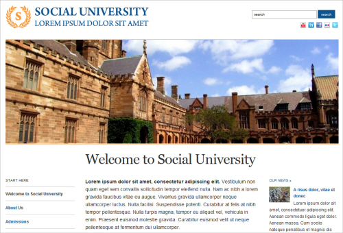 Academica Free WP Theme