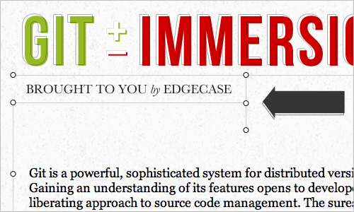 Git Immersion - Brought to you by EdgeCase