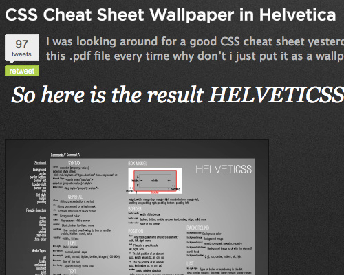 CSS Cheat Sheet