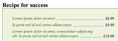 CSS-techniques - CSS - A Recipe for Success