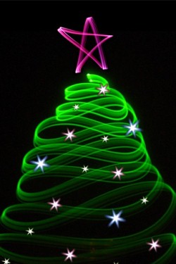 christmas tree ipad wallpaper