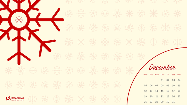 Christmas Wallpaper — Snowflakes