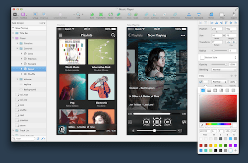 Sketch UI