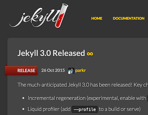 Jekyll 3.0