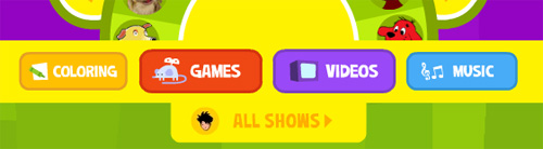 PBS KIDS Navigation Bar