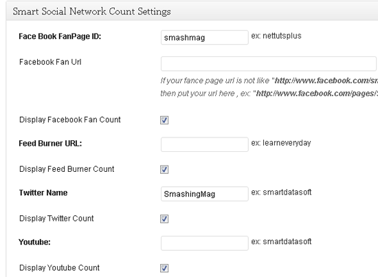 Smart Social Network Count